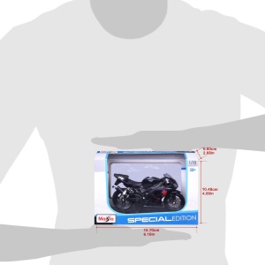 MAISTO MOTOCICLETA METALICA EDITIE SPECIALA YAMAHA YZFR1 SCARA 1 LA 18 - Img 8