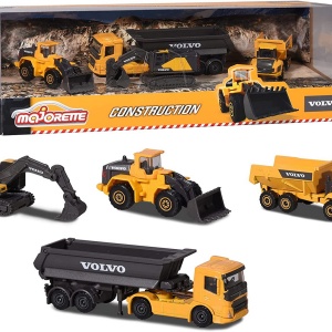 MAJORETTE SET 4 MASINUTE METALICE VOLVO 7.5CM
