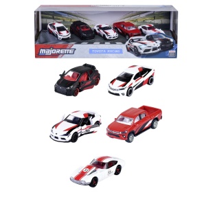 MAJORETTE SET 5 MASINUTE METALICE TOYOTA RACING SCARA 1 LA 64