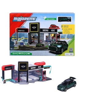 MAJORETTE SET SHOWROOM AUTO MINI CU MASINUTA INCLUSA MINI ACEMAN SCARA 1 LA 64 - Img 5