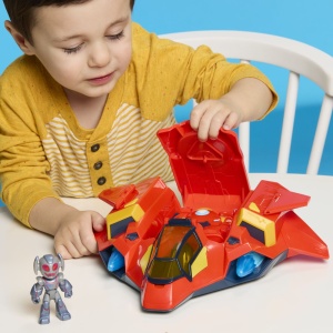 MARVEL IRON MAN SI PRIETENII SAI UIMITORI SET ARMURA GIGANTICA IRON JET - Img 3