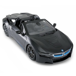 MASINA CU TELECOMANDA BMW I8 NEGRU SCARA 1 LA 12 - Img 6