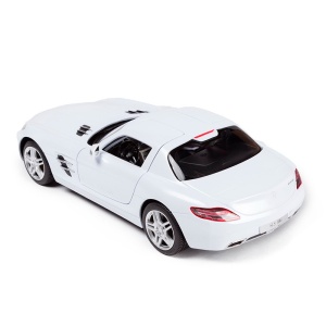 MASINA CU TELECOMANDA MERCEDES-BENZ SLS ALB SCARA 1 LA 14 - Img 4