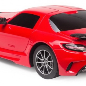 MASINA CU TELECOMANDA MERCEDES-BENZ SLS AMG ROSU CU SCARA 1 LA 18 - Img 9