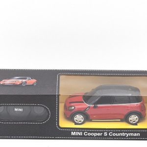 MASINA CU TELECOMANDA MINI COOPER S COUNTRYMAN ROSU CU SCARA 1 LA 24