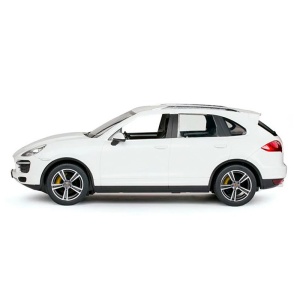MASINA CU TELECOMANDA PORSCHE CAYENNE TURBO ALB CU SCARA 1 LA 14 - Img 7