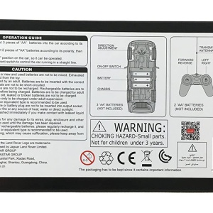MASINA CU TELECOMANDA RANGE ROVER SPORT NEGRU CU SCARA 1 LA 24 - Img 8