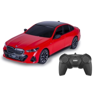 Masina cu telecomanda Rastar BMW I5, rosie, scara 1:24, dimensiuni 38.5x10x12cm - Img 3