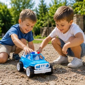 MASINA JEEP OFF ROADER ALBASTRU 39CM - Img 4