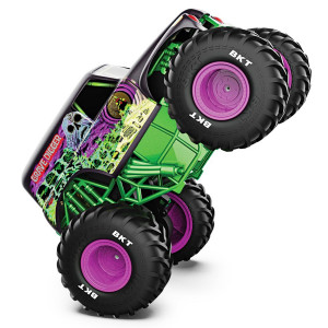 Masinuta cu Telecomanda Monster Jam- Freestyle Force Grave Digger 1:15 - Img 8
