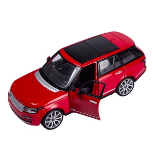 Masinuta diecast Rastar - Range Rover, rosu, 1:24 - Img 6