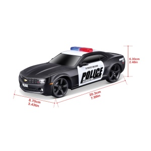 Mașinuță Maisto Chevrolet Camaro SS 2010 de Poliție, lumini și sunete, 1:24 - Img 7