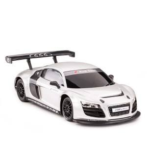 MASINUTA METALICA AUDI R8 ARGINTIE SCARA 1 LA 24 - Img 3