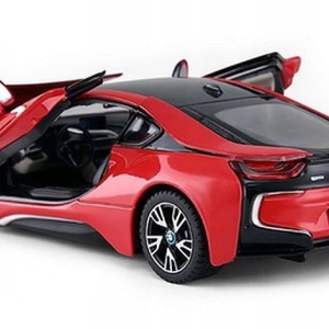 MASINUTA METALICA BMW I8 ROSU SCARA 1 LA 24 - Img 3