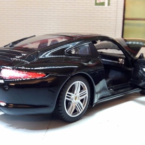 MASINUTA METALICA PORSCHE 911 NEGRU SCARA 1 LA 24 - Img 8
