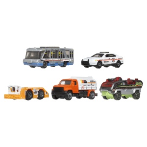 MATCHBOX SET 5 MASINUTE METALICE MBX AIRPORT II SCARA 1 LA 64 - Img 4