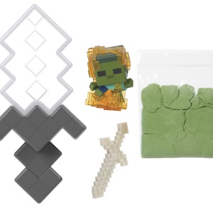 MINECRAFT MINI MODE SET EXPLORARE MINIERA GRI SI ALB - Img 2