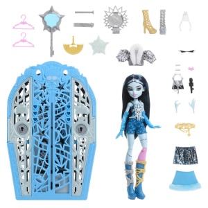 MONSTER HIGH PAPUSA FRANKIESTEIN CU DULAP REVELATOR SI ACCESORII - Img 3