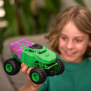 MONSTER JAM MARVEL CAMION GIGANT RC CU TELECOMANDA INCREDIBILUL HULK - Img 6