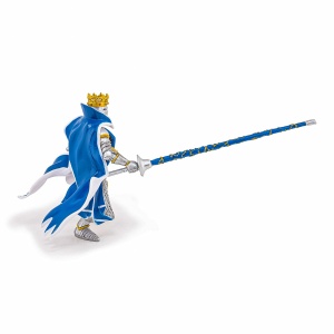 PAPO FIGURINA REGE CU BLAZON DRAGON albastru - Img 6