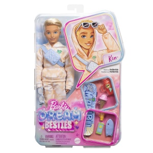 Papusa Articulata pentru joaca, Barbie Dream Besties Ken, 30cm