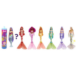 Papusa Barbie Color Reveal - Barbie, Sirenele curcubeu - Img 6