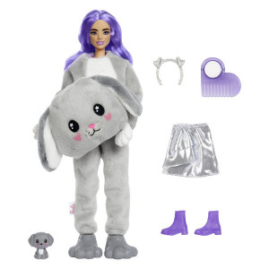 Papusa Barbie Cutie Reveal, Papusa Surpriza cu 10 accesorii - Img 6
