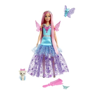 Papusa Barbie Dreamtopia, Zana cu Tinuta Stralucitoare - Img 4