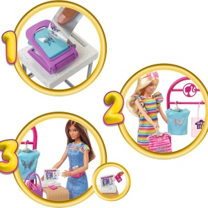 Papusa Barbie You Can Be Anything, Magazinul de Imprimat - Img 5