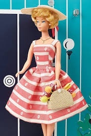 Papusa cu accesorii, Mattel, 75th Anniversary Retro Barbie Dream House - Img 2