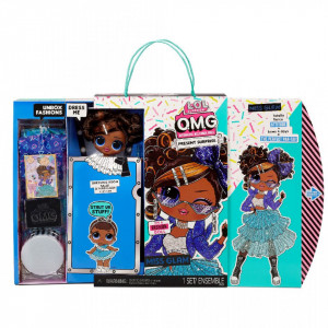 Papusa L.O.L. Surprise! OMG Birthday Doll. Miss Glam cu 20 surprize, seria 4 - Img 2