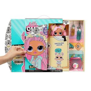 Papusa L.O.L. Surprise! OMG Fashion Doll - Sunshine Gurl cu 20 surprize, seria 5 - Img 3