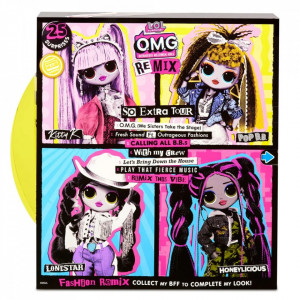 Papusa L.O.L. Surprise! OMG Remix Pop B.B. 25 surprize - Img 3