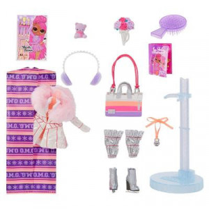 Papusa LOL Surprise OMG Sports Fashion Doll Skate Boss cu 20 de accesorii - Img 7