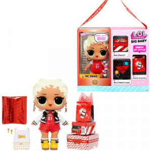 Papusa surpriza LOL Surprise Big B.B. Big Baby Mc Swag ,30 cm - Img 3