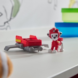 PATRULA CATELUSILOR ACTION PUPS SET VEHICUL DE SALVARE HOVERBOARD SI FIGURINA MARSHALL 5 CM - Img 5