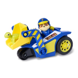 PATRULA CATELUSILOR CAUTARE SI SALVARE SET FIGURINA RUBBLE SI VEHICUL BULDOZER - Img 5