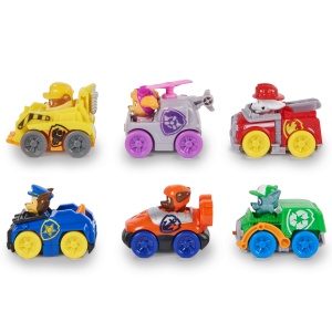 PATRULA CATELUSILOR PUP SQUAD RACERS PACHET CADOU 6 VEHICULE DE BAZA - Img 3