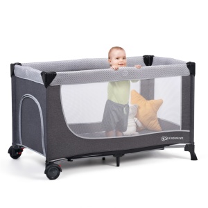 PATUT DE CALATORIE KINDERKRAFT LEODY, CU ACCESORII, GREY - Img 9
