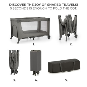PATUT TRAVEL KINDERKRAFT JOY2, FARA ACCESORII, DARK GREY - Img 3