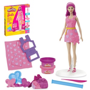 PLAY DOH BARBIE SET PLASTELINA INIMIOARE SI PAR - Img 2