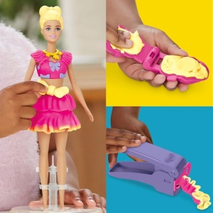 PLAY DOH BARBIE SET PLASTELINA VOLANASE SI FUNDITE CU PAPUSA INCLUSA - Img 7