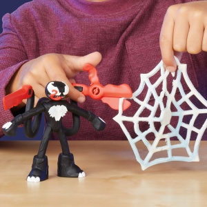 PLAY DOH SPIDERMAN SET 2 FIGURINE BATALIE CU LANSATOR SI SULITA - Img 6
