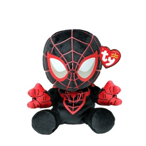 PLUS TY 15CM BEANIE BABIES SOFT MARVEL MILES MORALES SPIDERMAN
