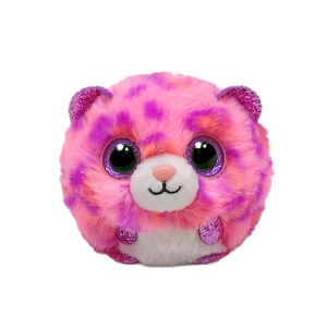 PLUS TY 8CM BEANIE BALLS TOPAZ LEOPARDUL ROZ