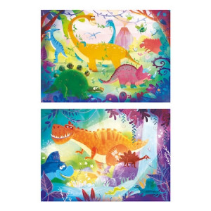 Puzzle Clementoni - Funny dinos, 2x20 piese - Img 2