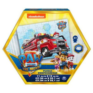 Puzzle Paw Patrol Movie, Salvarea orasului, Marshall,48 piese - Img 1