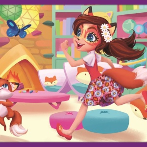 PUZZLE TREFL 10IN1 AVENTURILE ENCHANTIMALS - Img 4