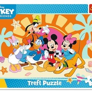 PUZZLE TREFL 15 CU CADRU INTREBARI DESPRE MICKEY MOUSE
