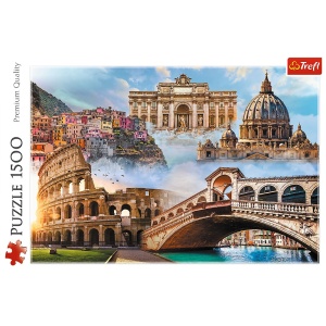 PUZZLE TREFL 1500 LOCURI FAVORITE DIN ITALIA - Img 5